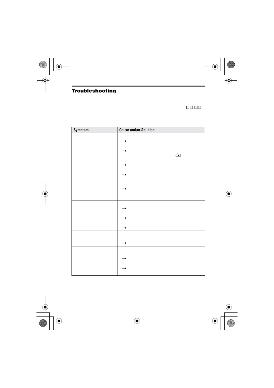 Troubleshooting | Proxima ASA MVC-CD1000 User Manual | Page 68 / 80