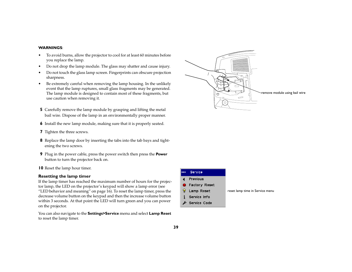 Proxima ASA DP8200x User Manual | Page 41 / 52