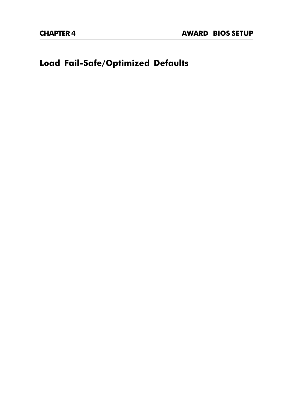 Load fail-safe/optimized defaults | Premio Computer Premio Apollo/Shadowhawk Computer User Manual | Page 117 / 122