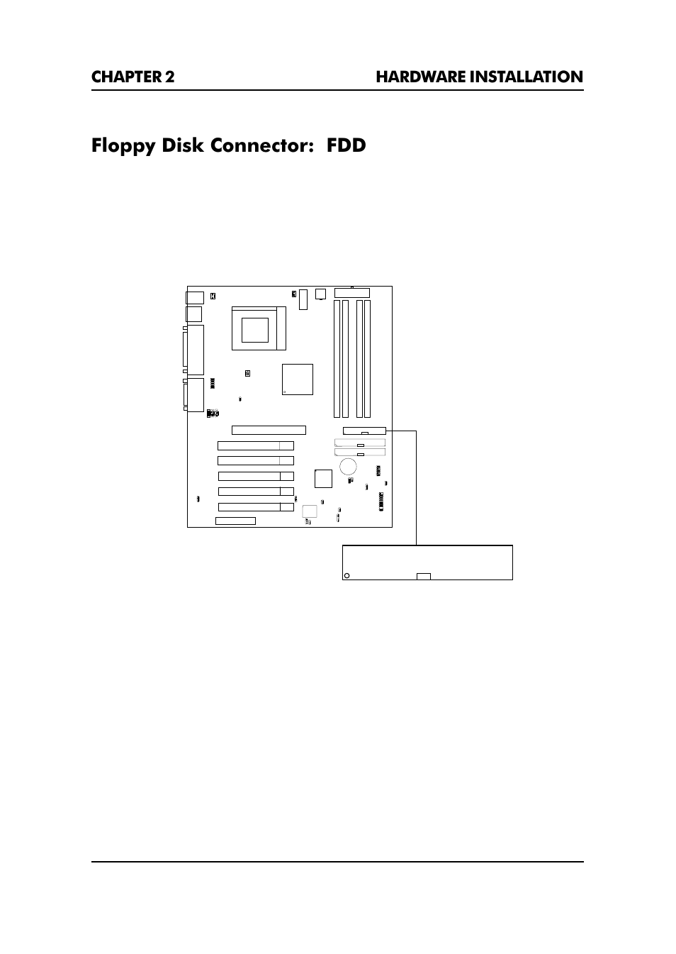 Floppy disk connector: fdd | Premio Computer Premio Apollo/Shadowhawk Computer User Manual | Page 36 / 122