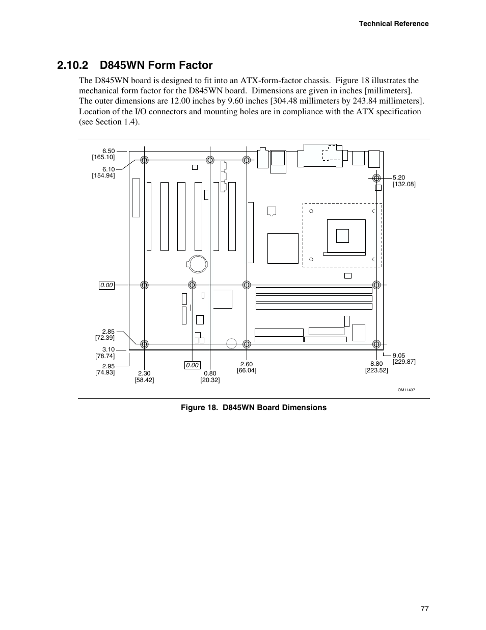 2 d845wn form factor | Premio Computer Apollo/Shadowhawk User Manual | Page 100 / 153