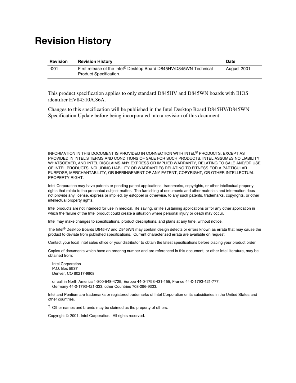 Revision history/disclaimer, Revision history | Premio Computer Apollo/Shadowhawk User Manual | Page 25 / 153