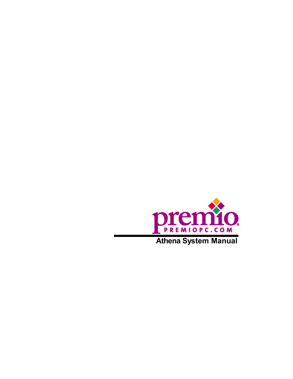 Premio Computer Premio Computer User Manual | 116 pages