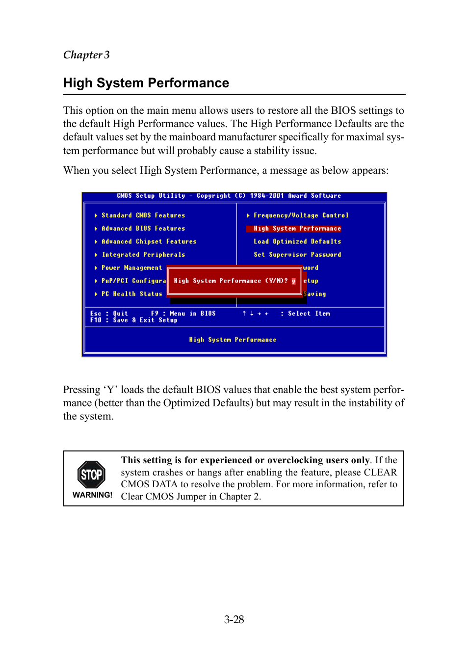 High system performance | Premio Computer Premio Computer User Manual | Page 104 / 116