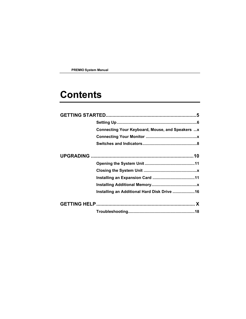 Premio Computer Premio Computer User Manual | Page 3 / 116