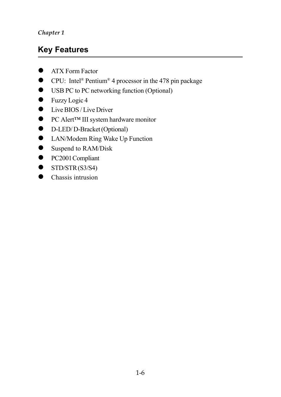 Key features | Premio Computer Premio Computer User Manual | Page 39 / 116