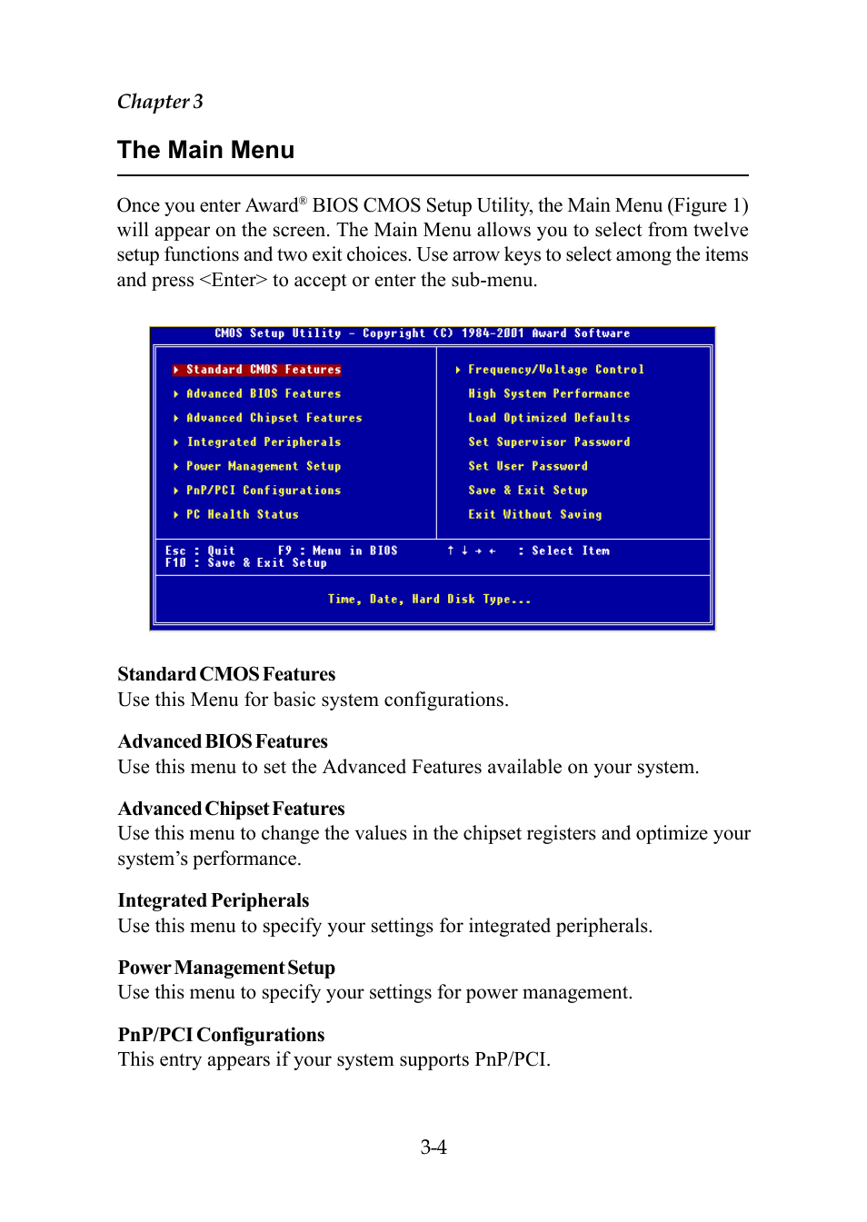 The main menu | Premio Computer Premio Computer User Manual | Page 80 / 116