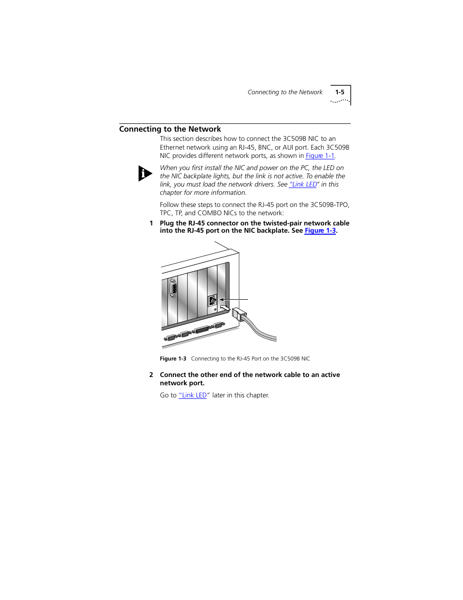 Connecting to the network, Connecting to the network 1-5 | PictureTel III ISA User Manual | Page 19 / 110