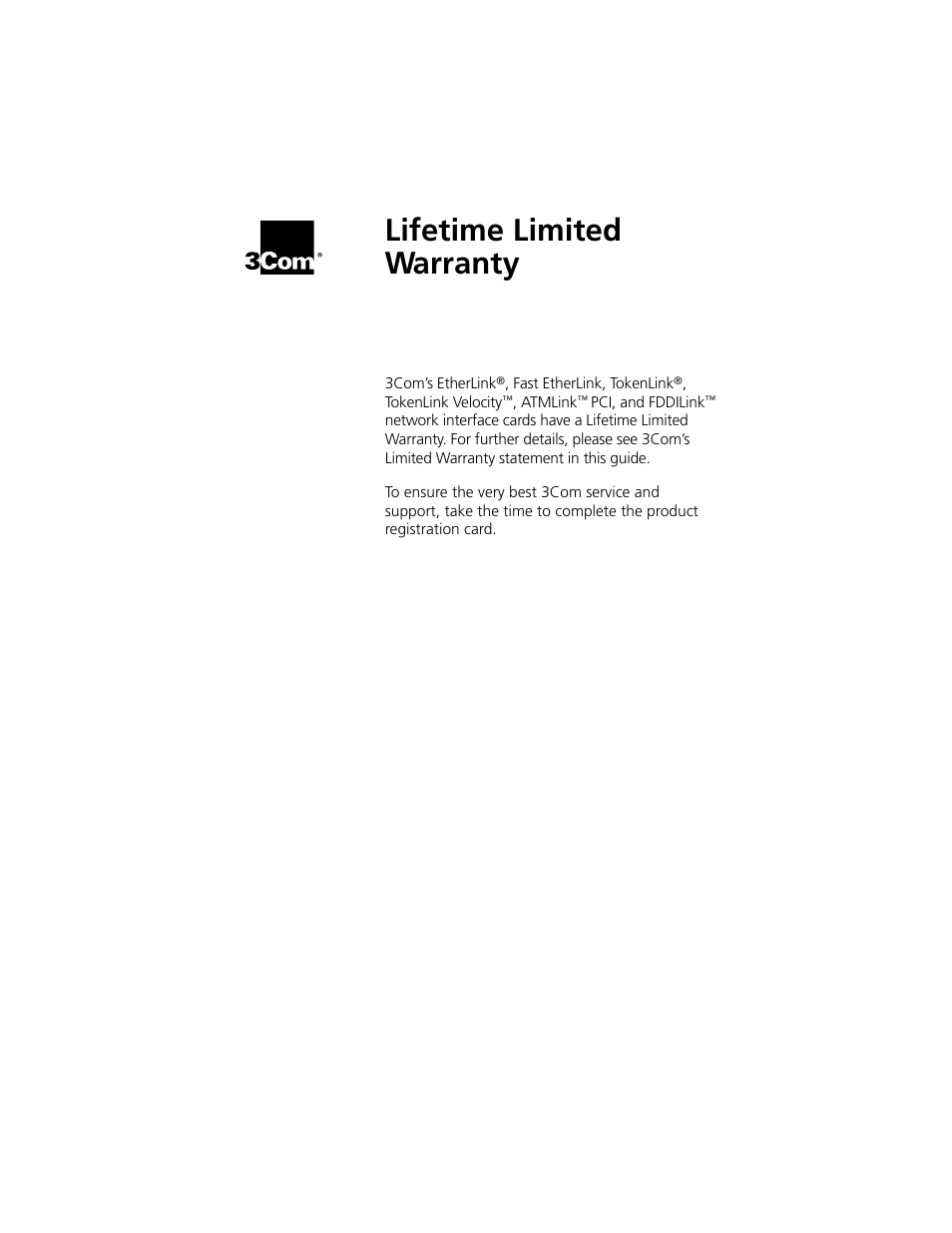 Lifetime limited warranty | PictureTel III ISA User Manual | Page 3 / 110