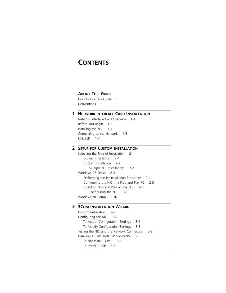 Ontents | PictureTel III ISA User Manual | Page 5 / 110