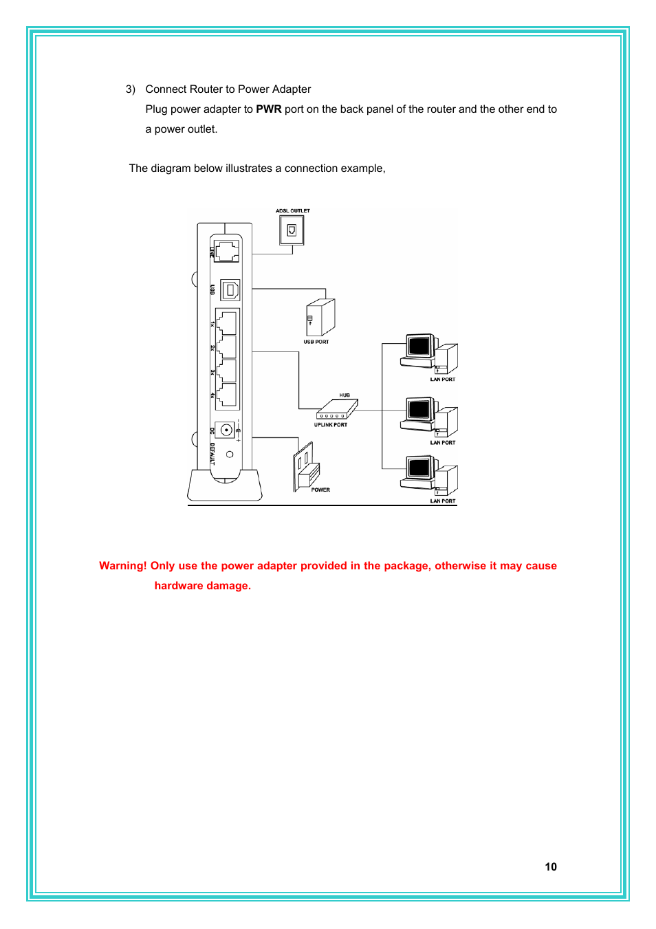 PC Concepts Full-Rated Router ADSL2+ User Manual | Page 11 / 104