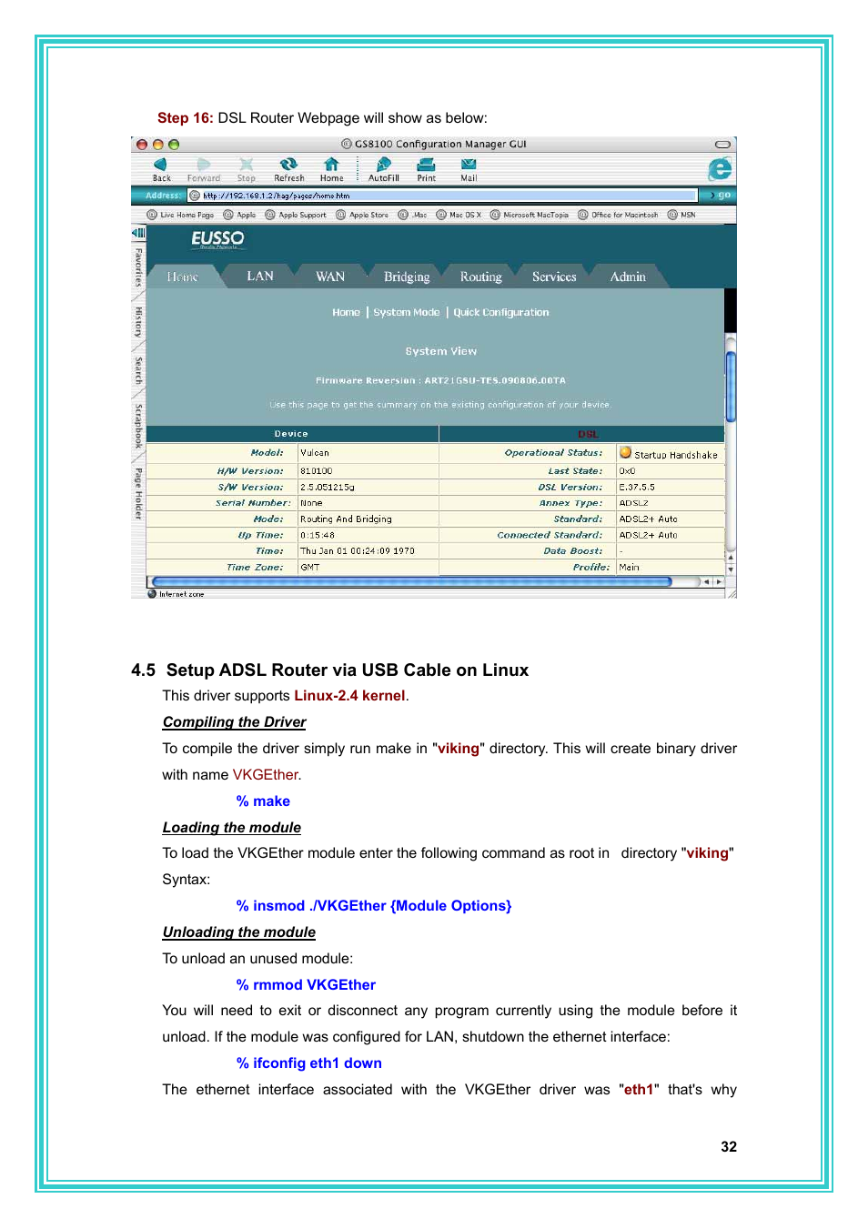 PC Concepts Full-Rated Router ADSL2+ User Manual | Page 33 / 104