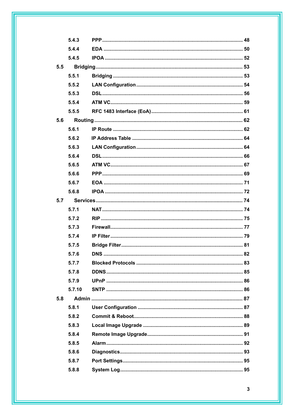 PC Concepts Full-Rated Router ADSL2+ User Manual | Page 4 / 104