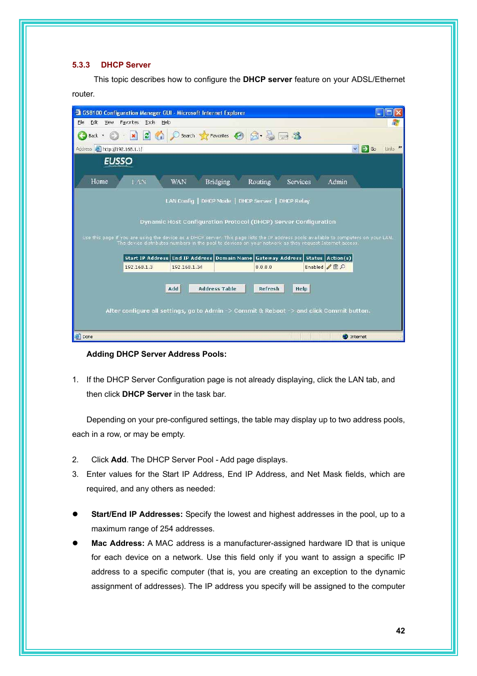 PC Concepts Full-Rated Router ADSL2+ User Manual | Page 43 / 104
