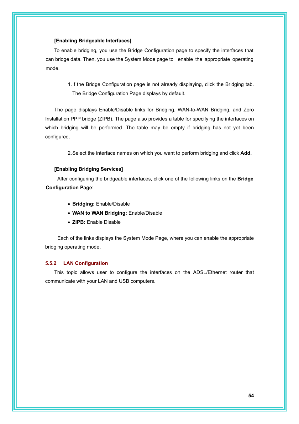 PC Concepts Full-Rated Router ADSL2+ User Manual | Page 55 / 104