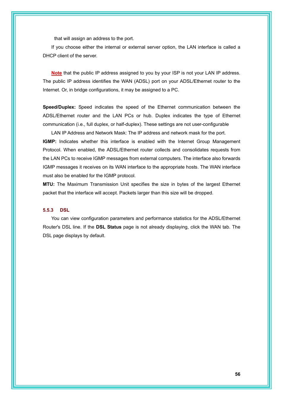 PC Concepts Full-Rated Router ADSL2+ User Manual | Page 57 / 104
