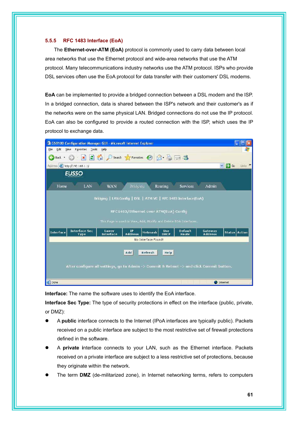 PC Concepts Full-Rated Router ADSL2+ User Manual | Page 62 / 104