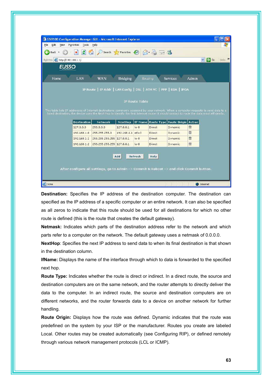 PC Concepts Full-Rated Router ADSL2+ User Manual | Page 64 / 104