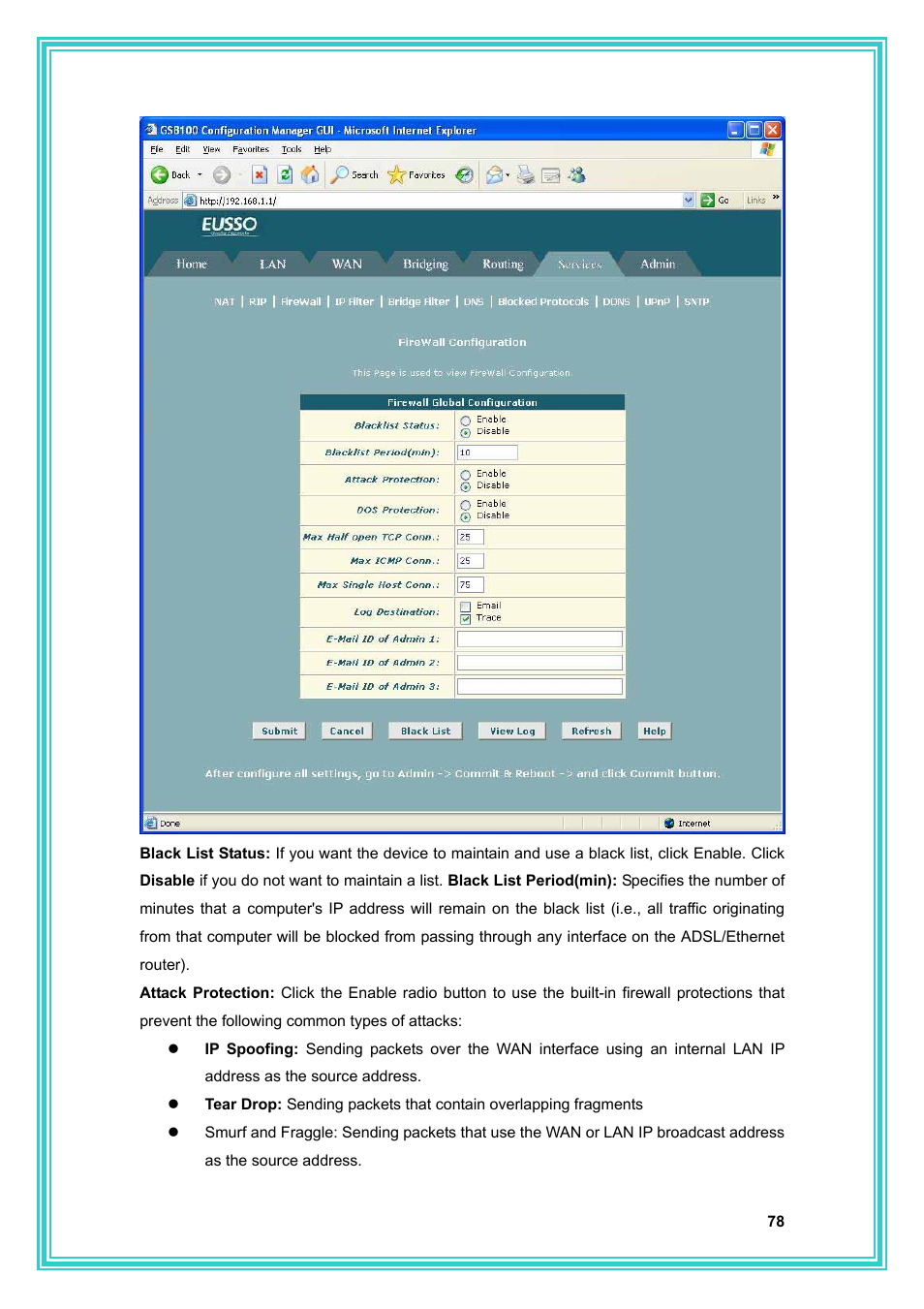 PC Concepts Full-Rated Router ADSL2+ User Manual | Page 79 / 104