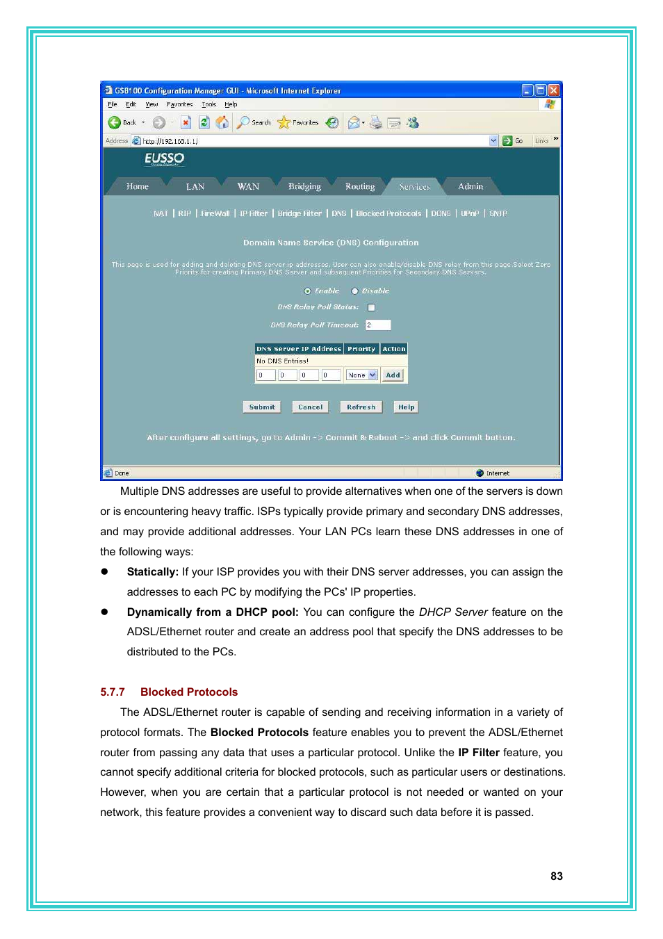 PC Concepts Full-Rated Router ADSL2+ User Manual | Page 84 / 104