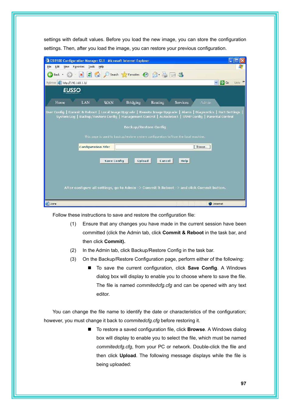 PC Concepts Full-Rated Router ADSL2+ User Manual | Page 98 / 104