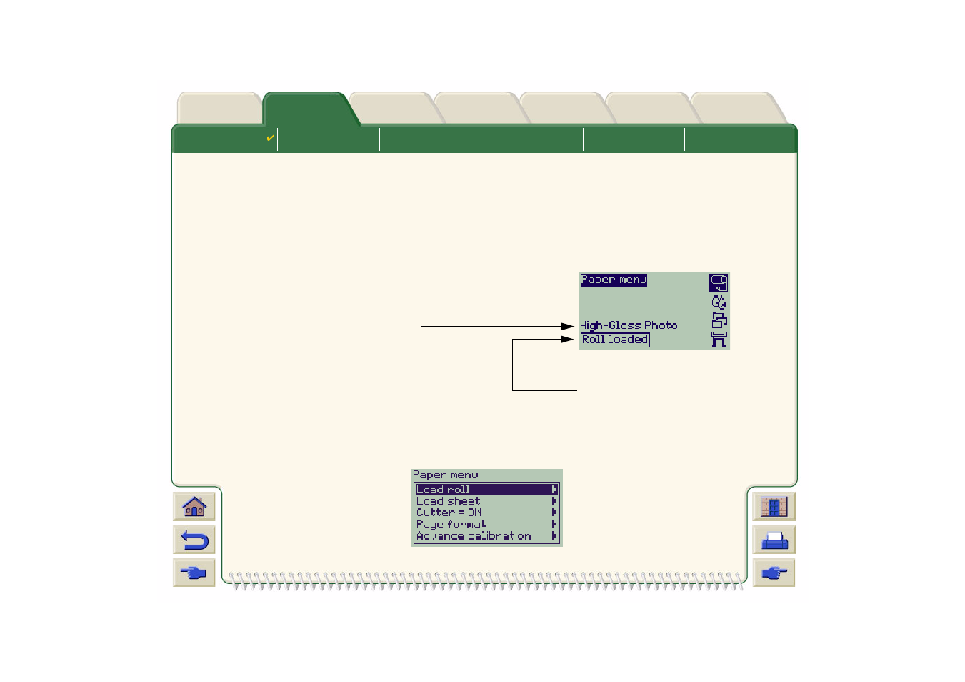 Obtaining roll or sheet paper information, Obtaining roll or sheet paper, Information | PC Concepts 500PS User Manual | Page 29 / 214