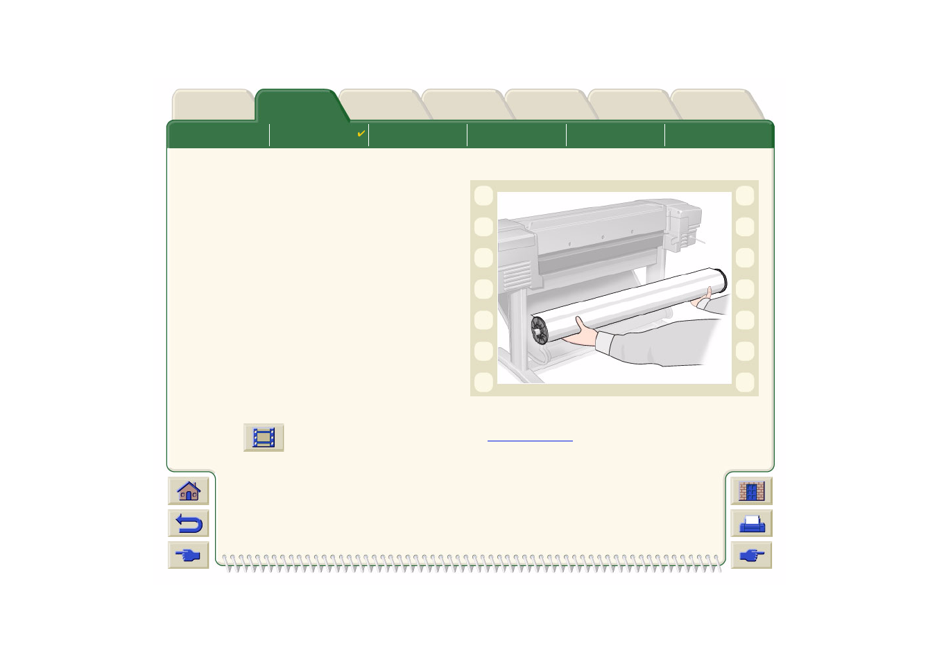 Installing a new roll on the printer | PC Concepts 500PS User Manual | Page 36 / 214