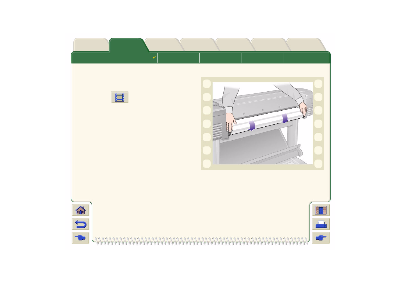 Unloading roll media | PC Concepts 500PS User Manual | Page 38 / 214