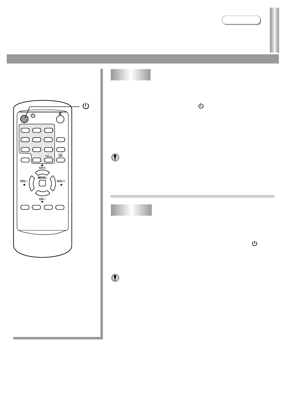Power on/power off, Turning off, Operations turning on | Palsonic 3430GM User Manual | Page 14 / 29