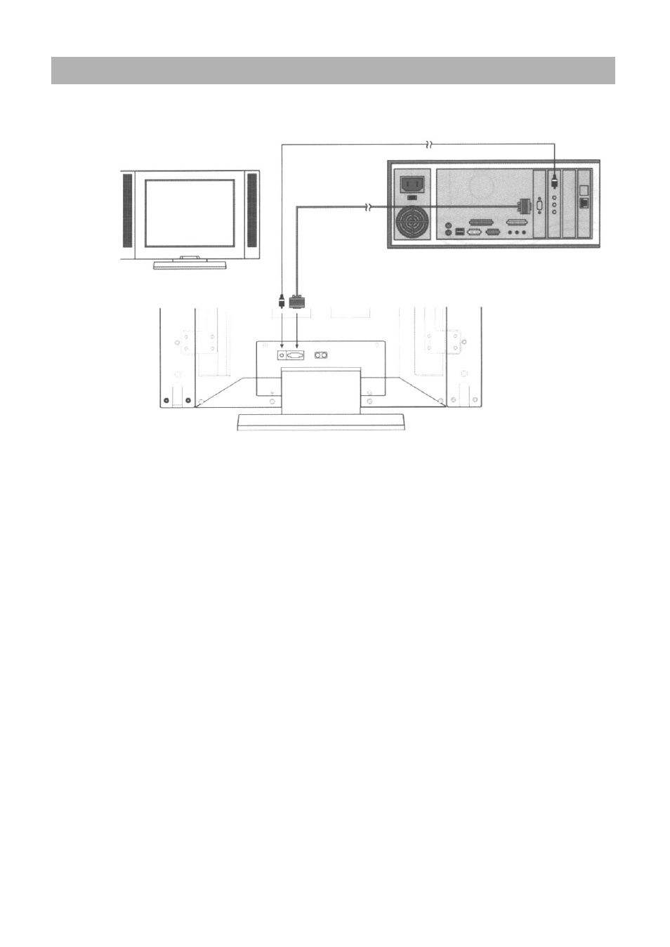 Connecting a pc | Palsonic TFTV-201 User Manual | Page 10 / 33