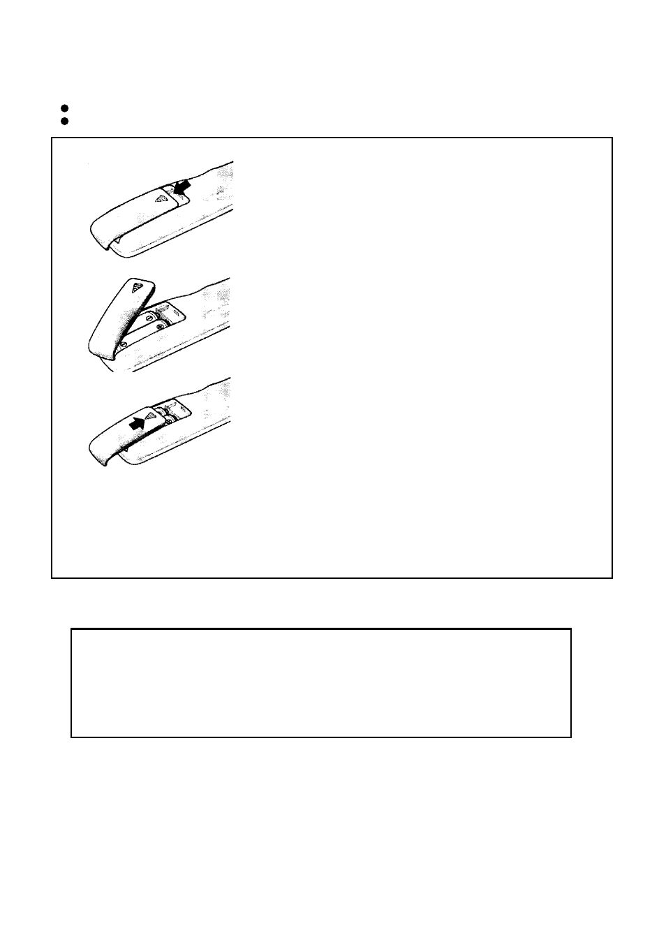 Caution | Palsonic TFTV-201 User Manual | Page 8 / 33