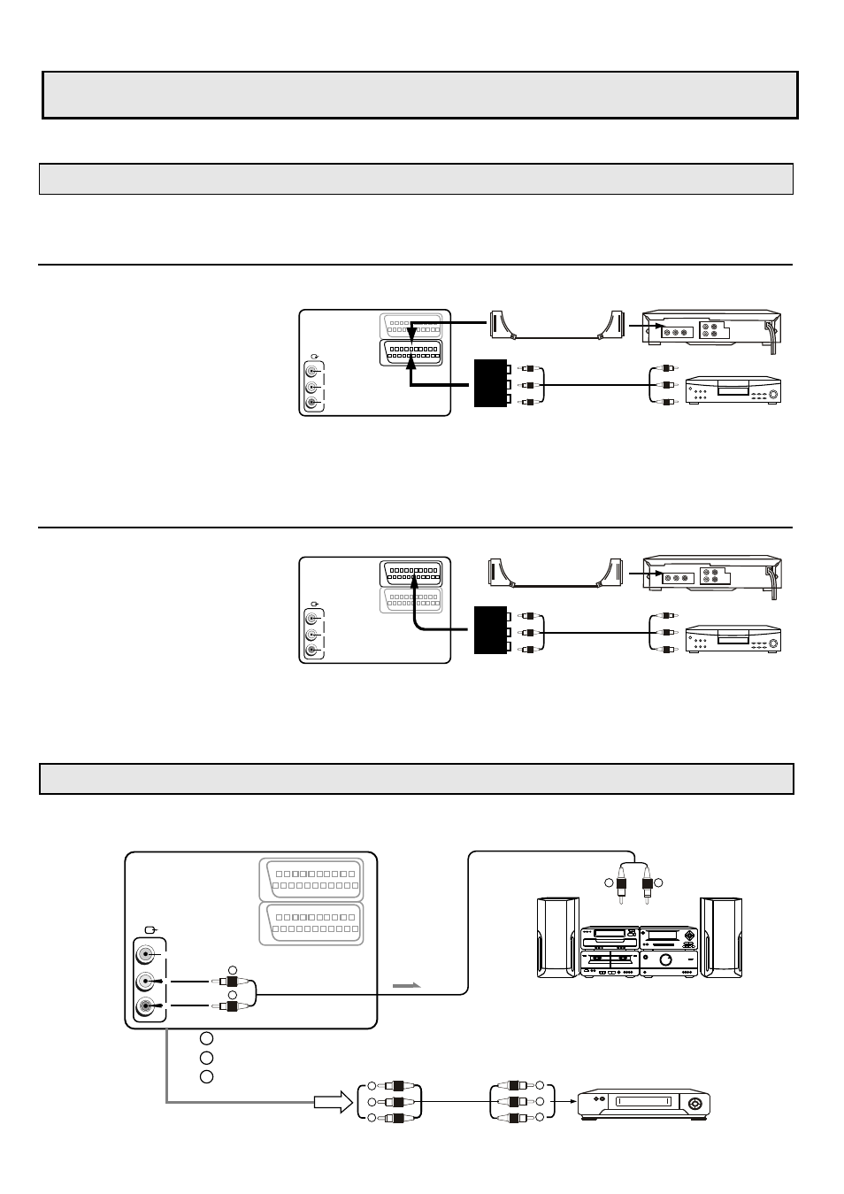 External equipment connections, Another, Recording | Vtr for | Palsonic 7610WSPF User Manual | Page 11 / 33