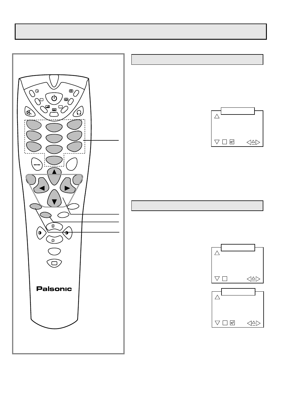Channel delete & to order the channels | Palsonic 7610WSPF User Manual | Page 18 / 33