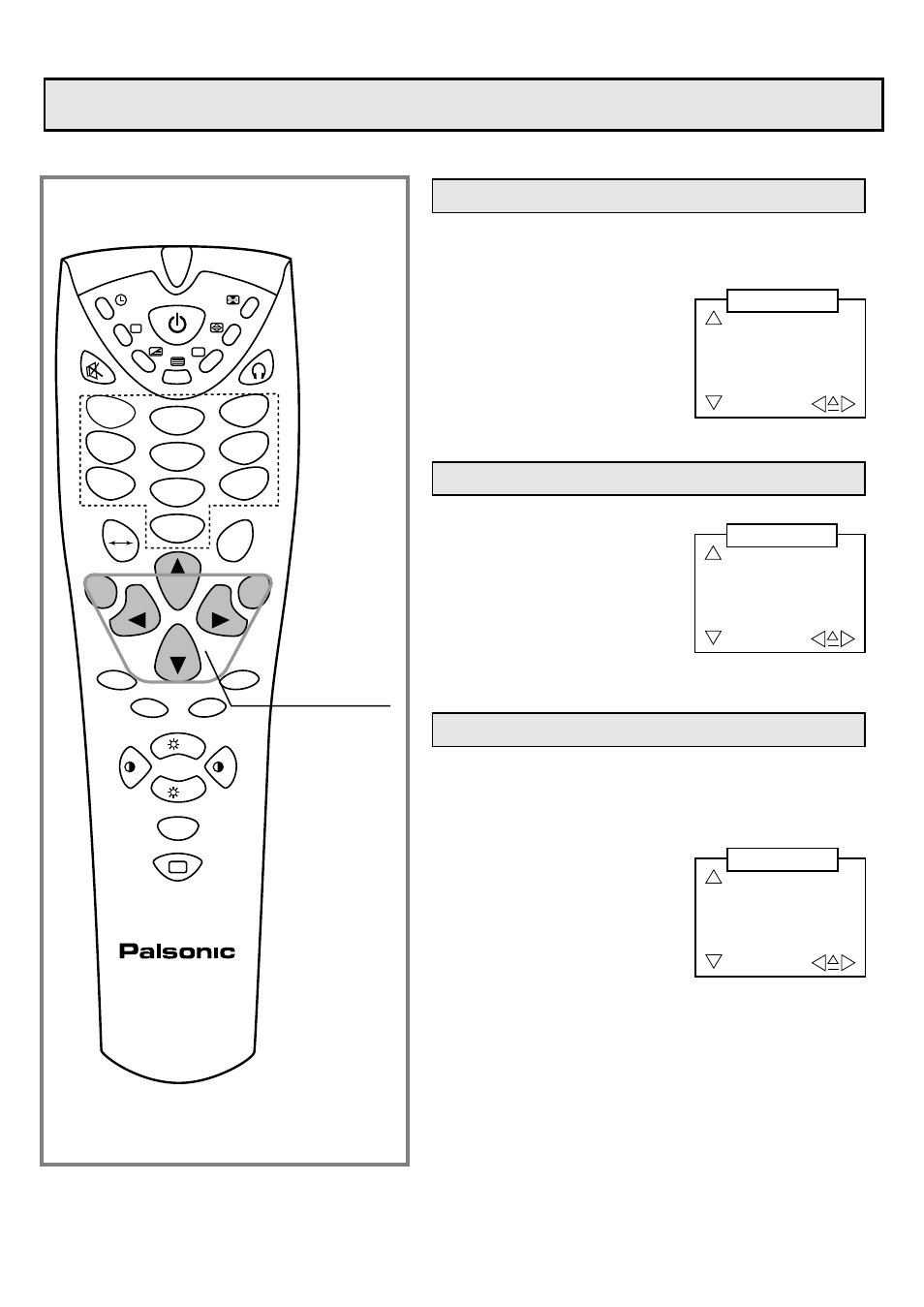 Special functions, Rotate function (option)* setting blue back | Palsonic 7610WSPF User Manual | Page 25 / 33