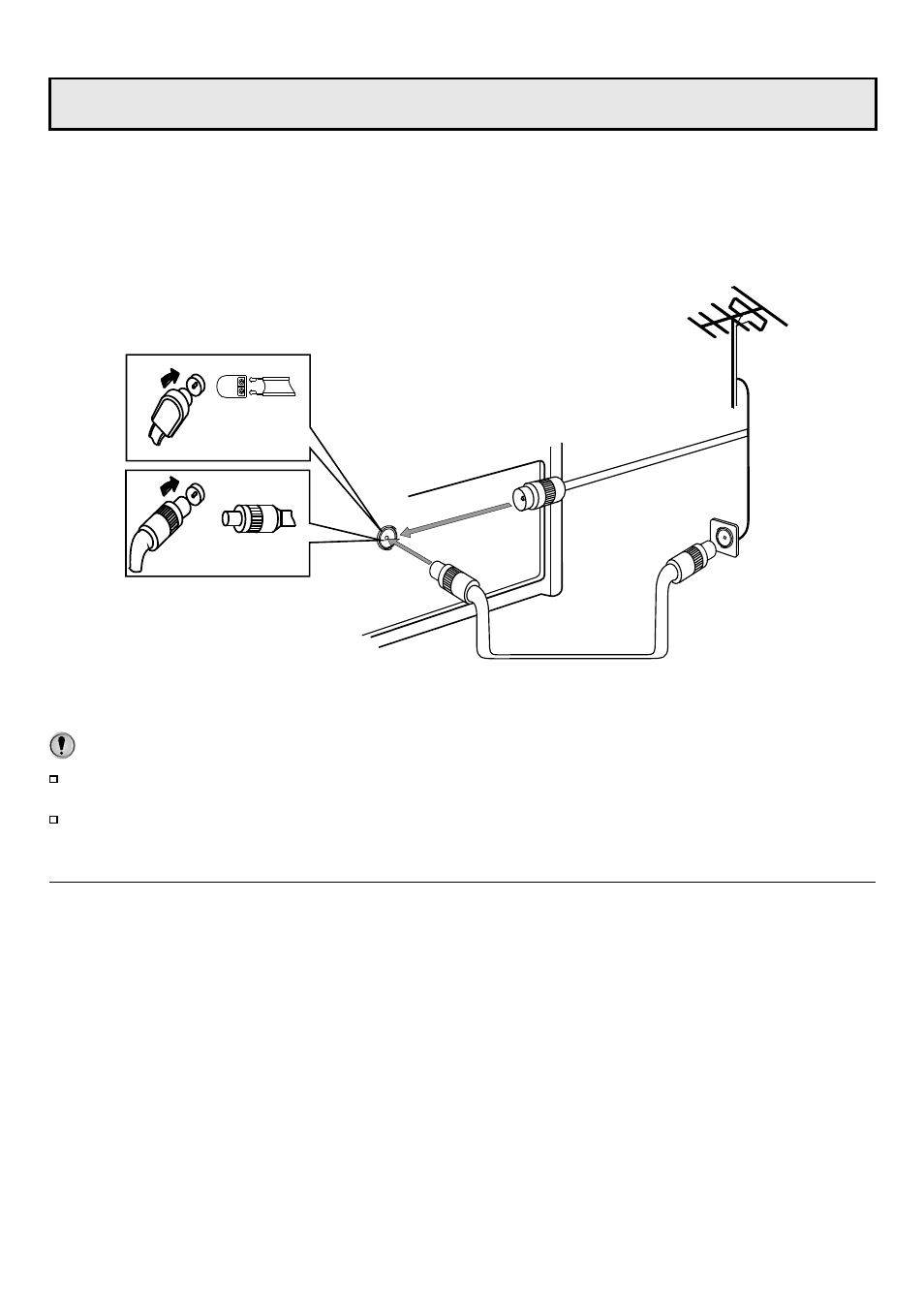Antenna connection | Palsonic 7610WSPF User Manual | Page 8 / 33