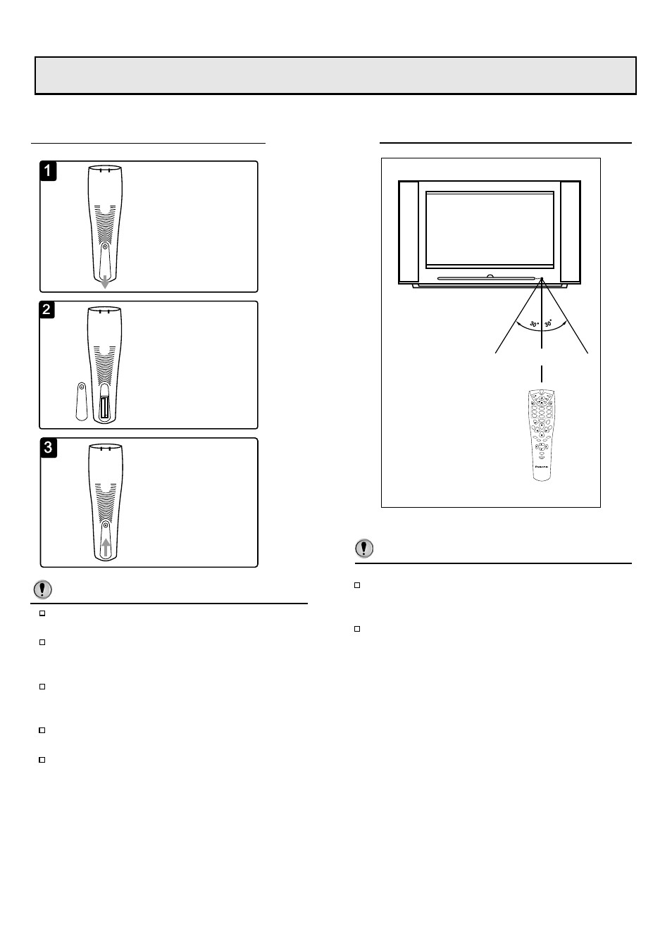 Installation, Installing batteries, Effective range of the remote | Sound s.m p.m game lock --/--- o k m en u, Open the battery cover. replace the battery cover | Palsonic 7610WSPF User Manual | Page 9 / 33