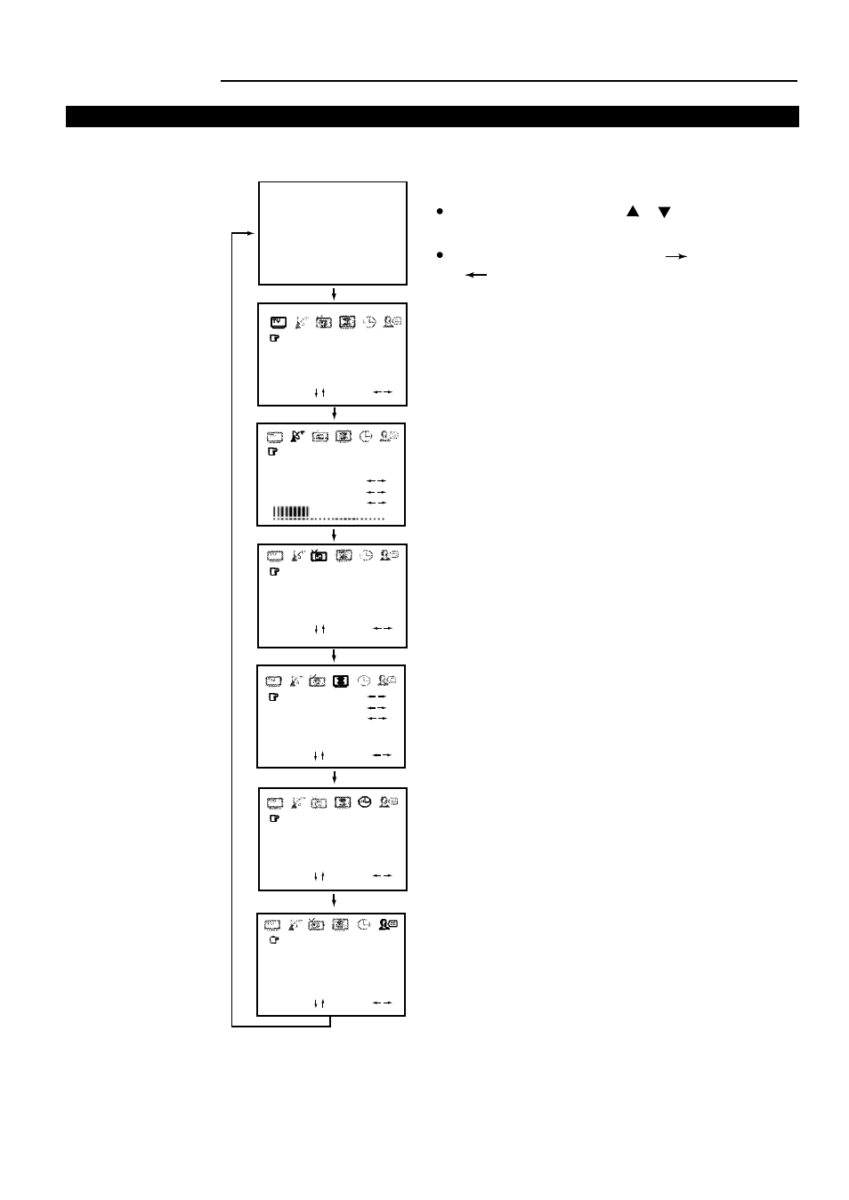 Introducing the menu, Menu introduction | Palsonic 6820PF User Manual | Page 8 / 25