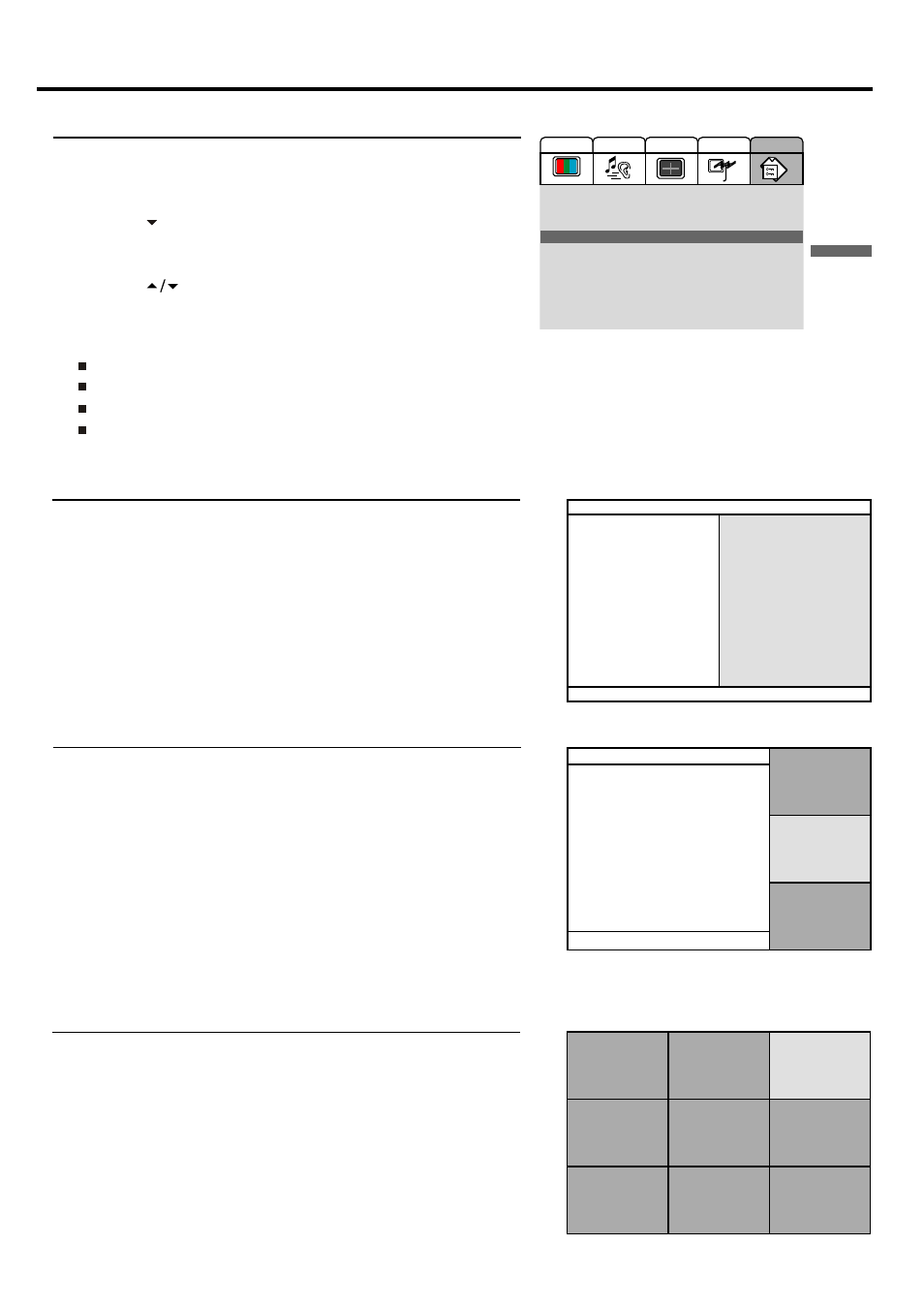 Changing screen layout, Selecting screen layout | Palsonic TFTV680S User Manual | Page 27 / 35