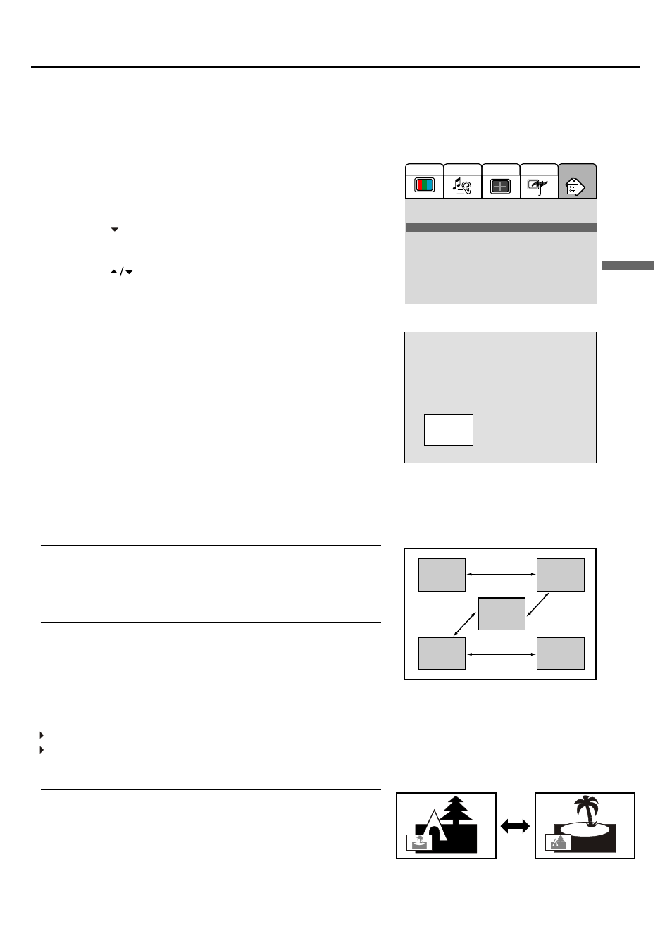 Pip operations, Viewing the picture-in-picture, Using the pip-pos button | Using the active-win button, Swap the contents of the pip image and main image | Palsonic TFTV680S User Manual | Page 28 / 35