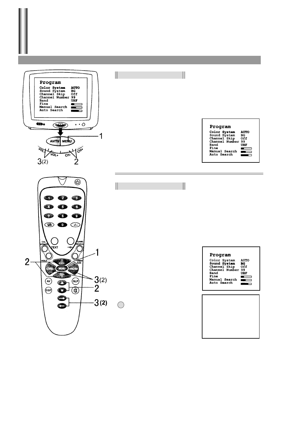 21 tuning in | Palsonic 5180G User Manual | Page 17 / 28