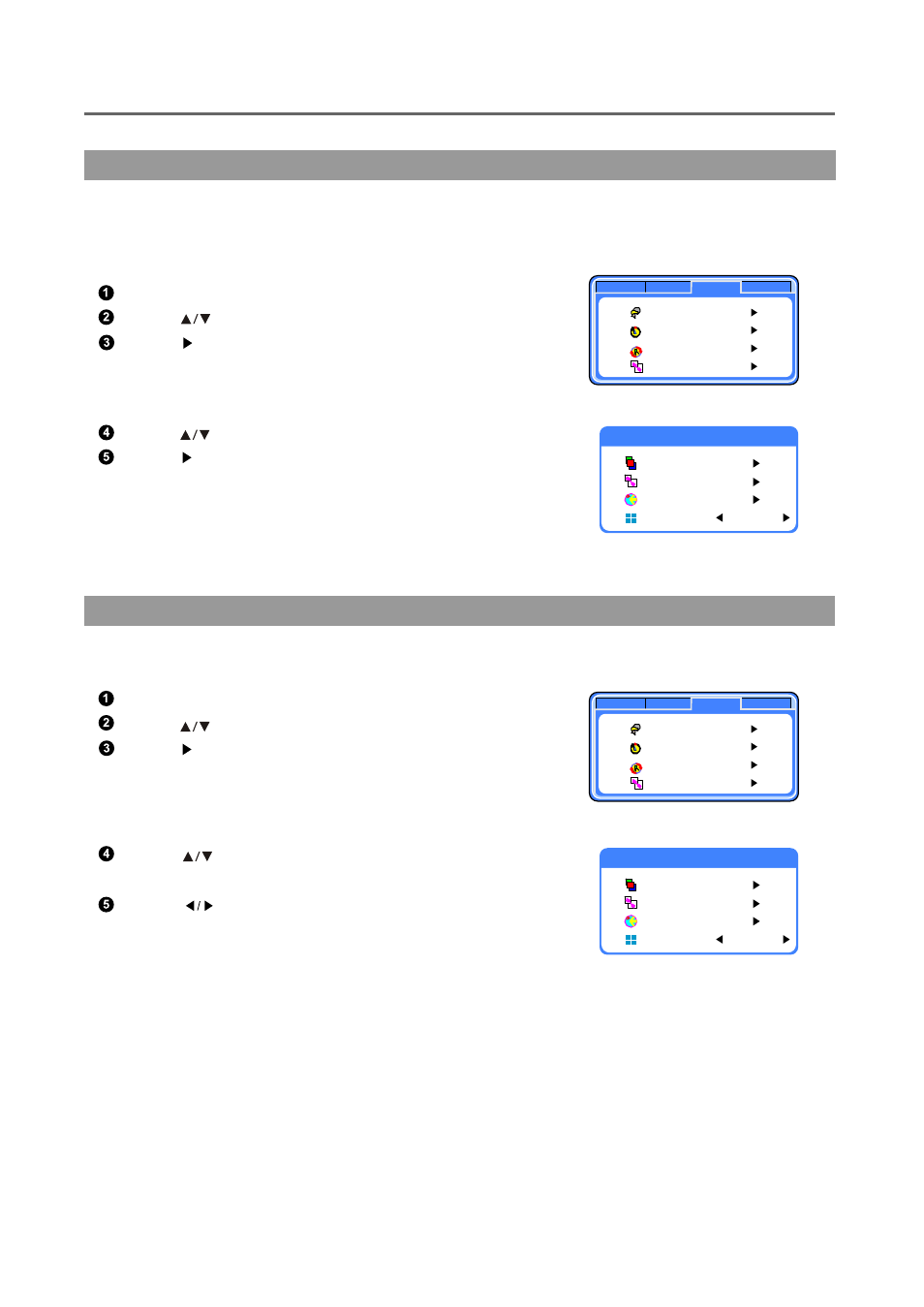 Option menu, Menu operation | Palsonic TFTV-430 User Manual | Page 27 / 43