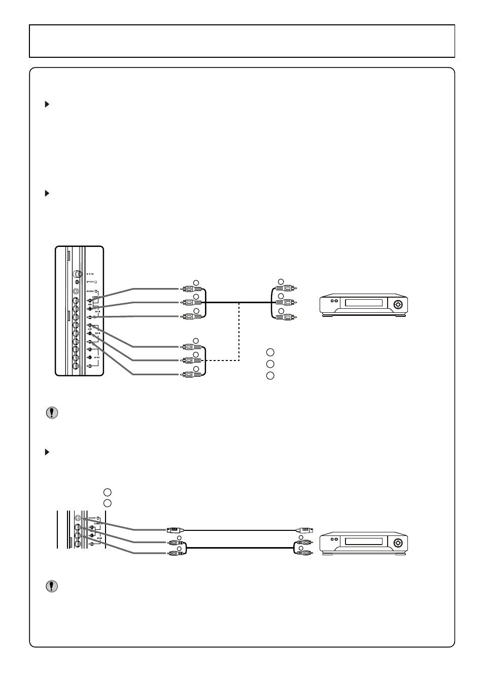 Installation, Composite video signal connection, S-video signal connection | Palsonic TFTV580 User Manual | Page 11 / 25