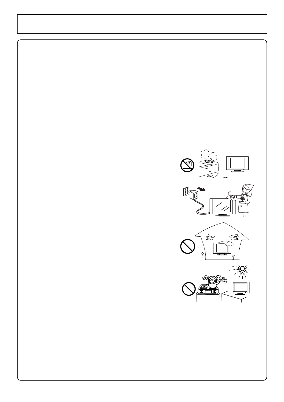 Important safety precautions | Palsonic TFTV580 User Manual | Page 3 / 25