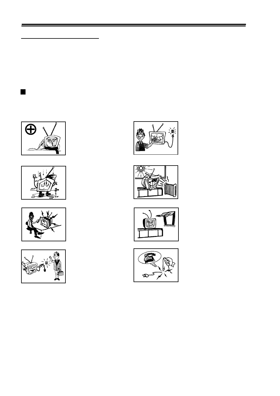 Cautions for safety | Palsonic 8010PF User Manual | Page 4 / 23