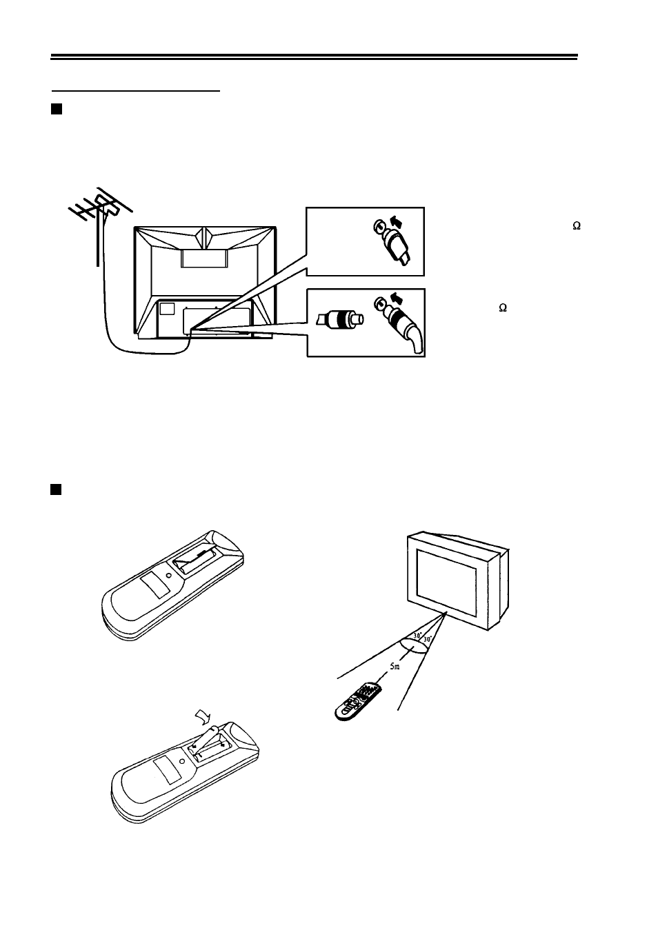 Antenna connection, Battery installation | Palsonic 8010PF User Manual | Page 5 / 23