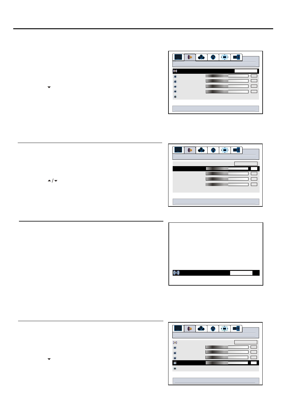 Setting sound | Palsonic N111 PDP4250 User Manual | Page 29 / 41