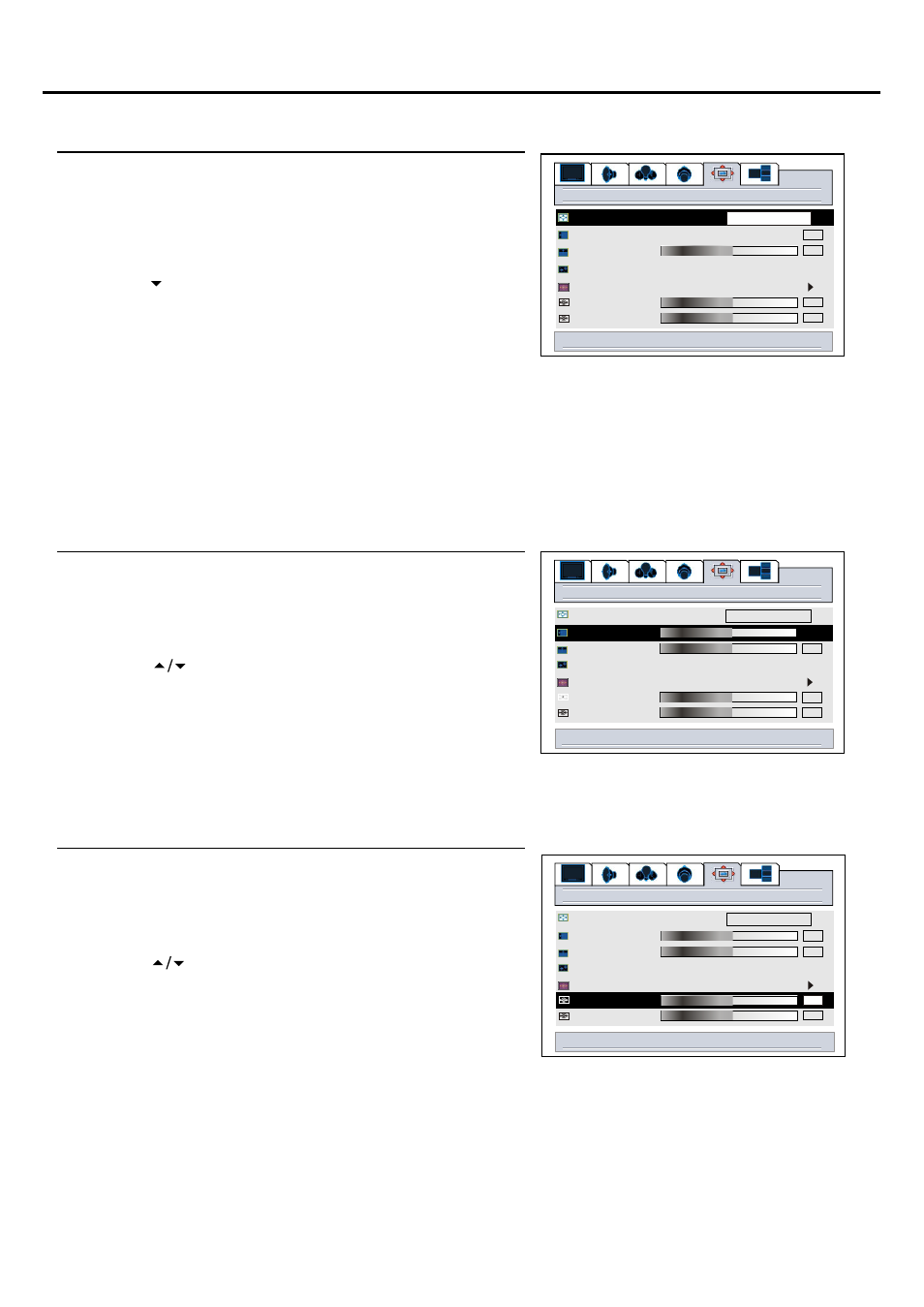 Adjustments in ypbpr mode | Palsonic N111 PDP4250 User Manual | Page 37 / 41