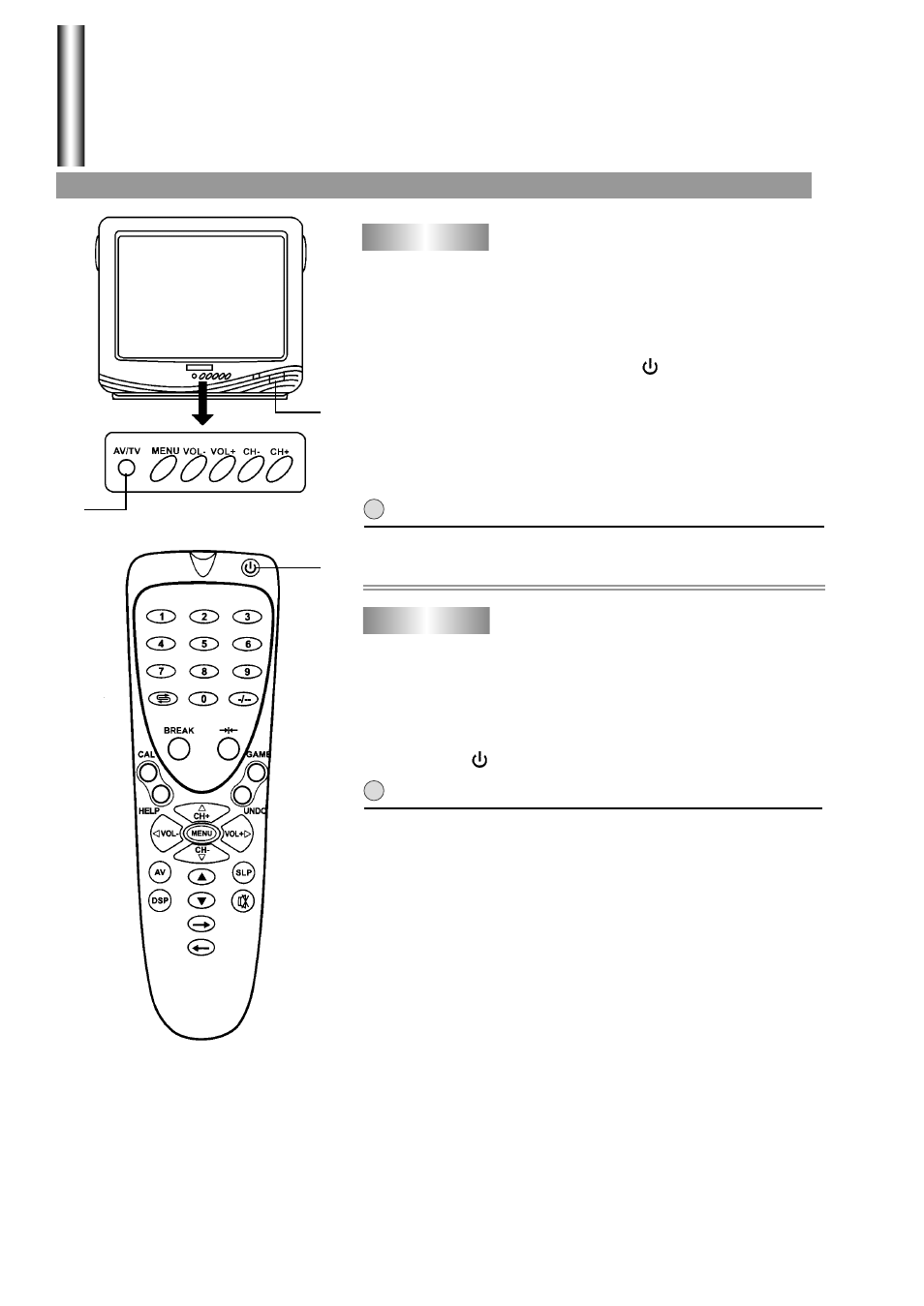 Turning on/off | Palsonic 3499G User Manual | Page 14 / 31