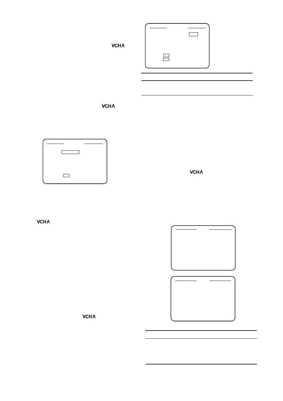 Set the on-screen language, Clock setting | Palsonic VCR9600 User Manual | Page 10 / 23