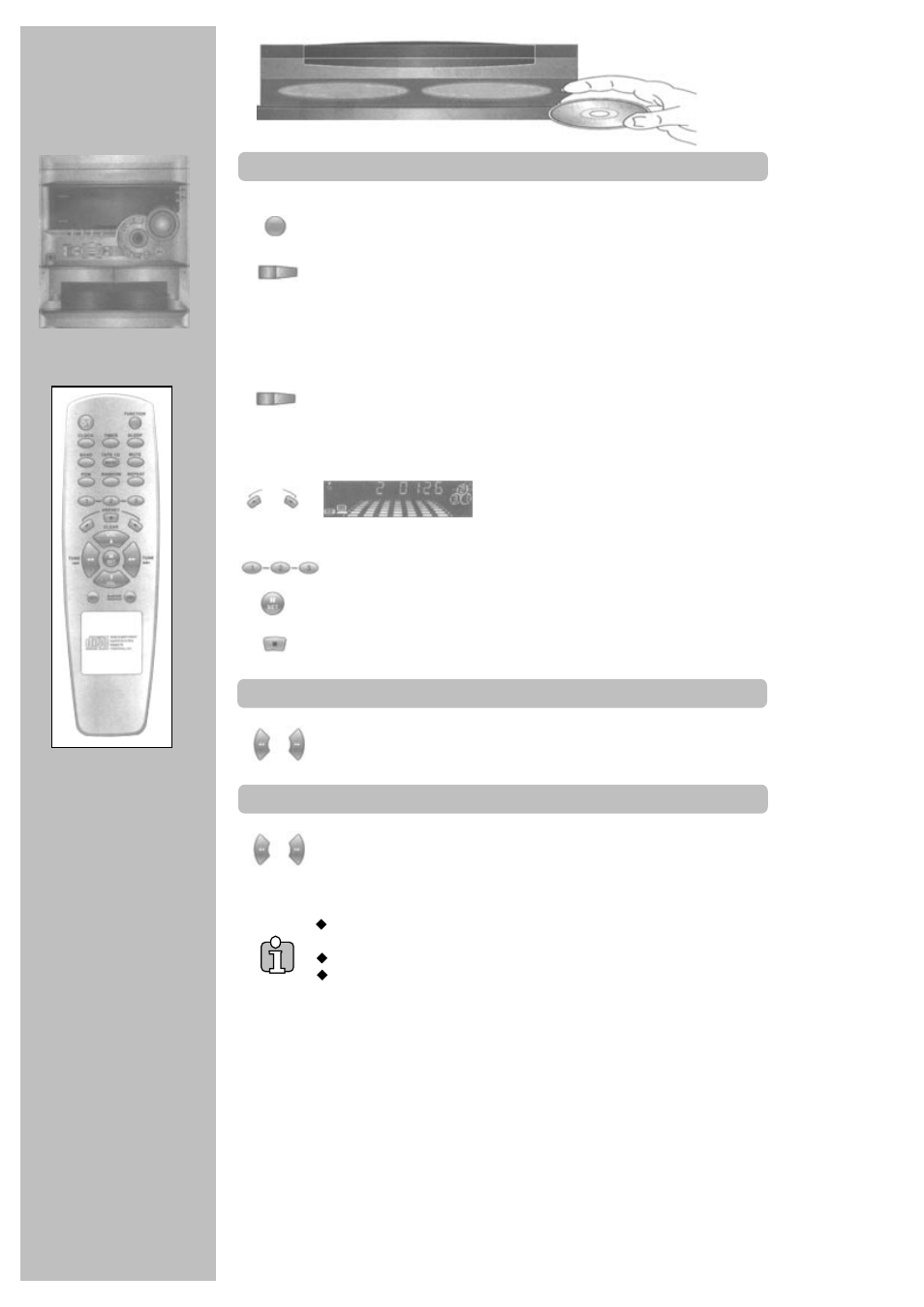 Cd playing, Searching skipping playing cds | Palsonic PSML-926 User Manual | Page 12 / 20